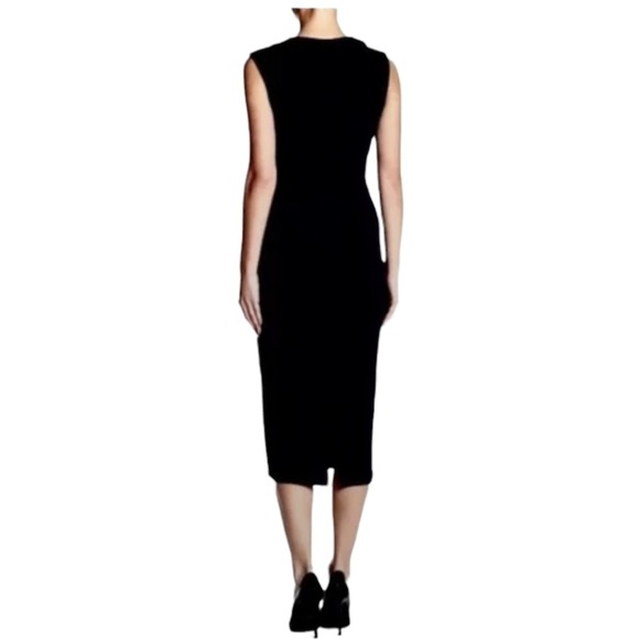 ABS Allen Schwartz All Black Long Causal Dress - Picture 6 of 14